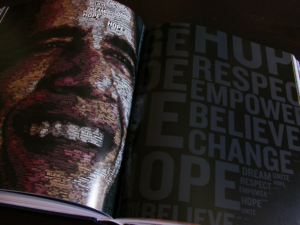 Designing Obama: collage
