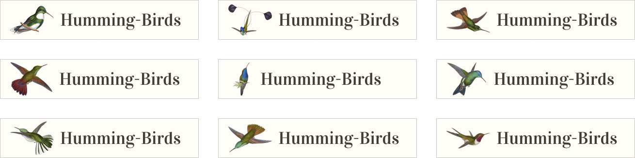 Birds next to site name
