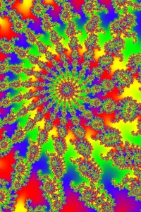 Figure 1: A common rainbow fractal