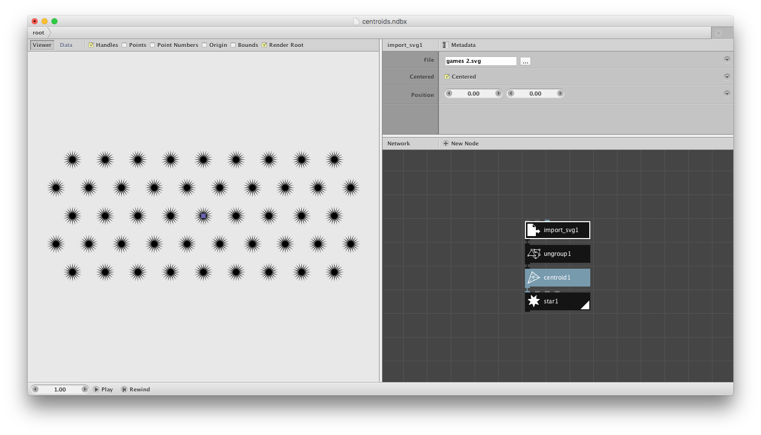 NodeBox configuration for using SVG to position shapes