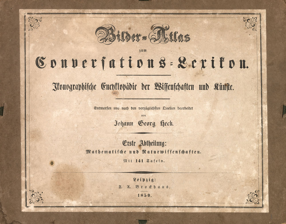 Cover of first division of German plates