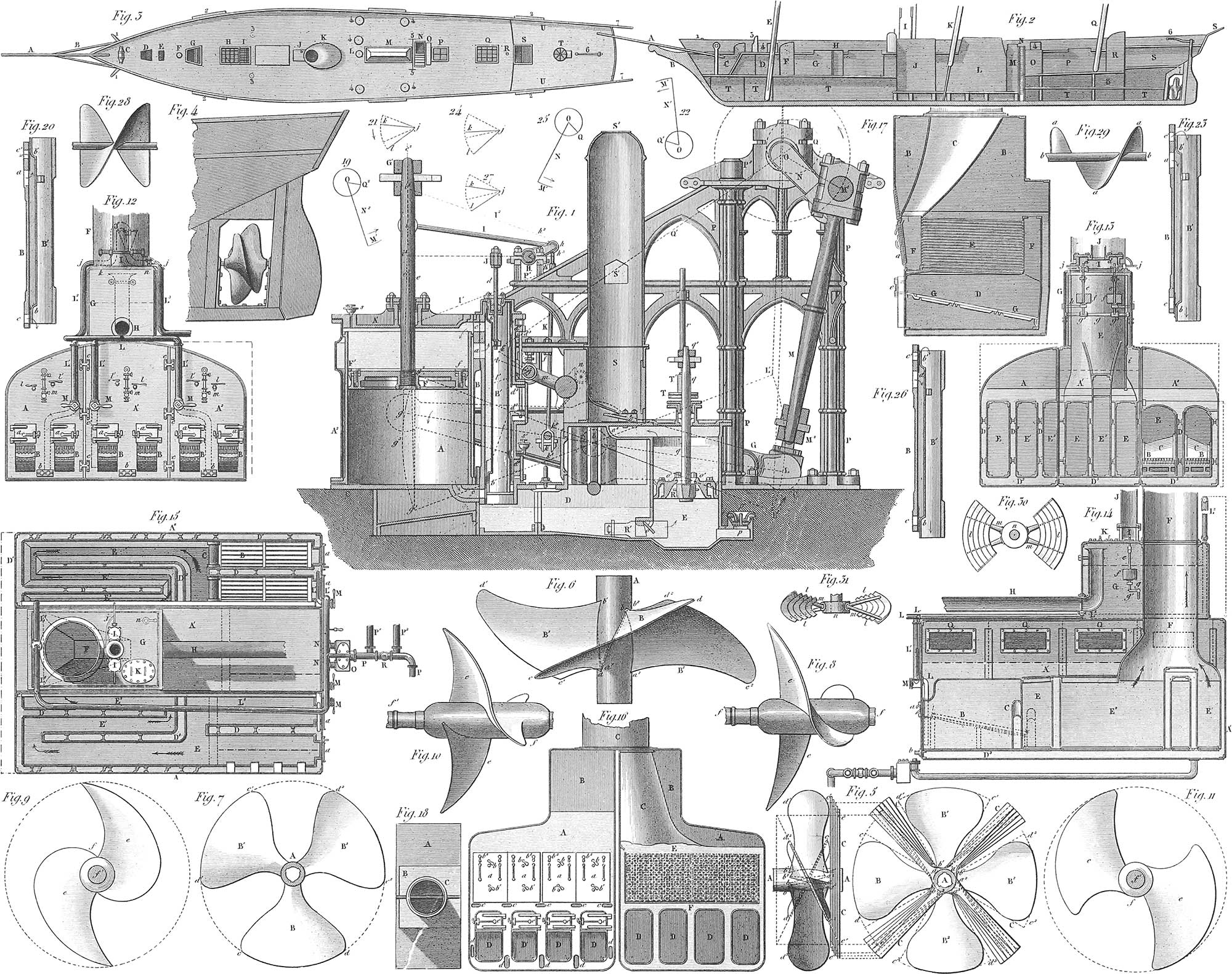Naval Sciences - Iconographic Encyclopædia of Science, Literature, and Art