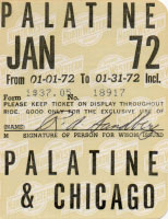 January 1972 monthly ticket