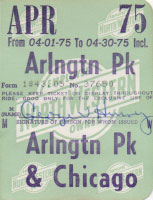 April 1975 monthly ticket