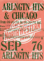 September 1976 monthly ticket