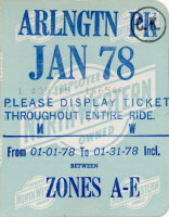 January 1978 monthly ticket