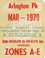 March 1979 monthly ticket