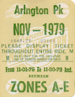 November 1979 monthly ticket