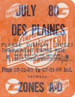 July 1980 monthly ticket