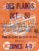 October 1980 monthly ticket