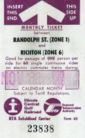 November 1982 monthly ticket