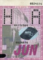 June 1994 monthly ticket