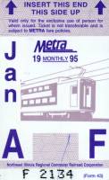 January 1995 monthly ticket