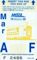 March 1995 monthly ticket