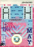 May 1995 monthly ticket