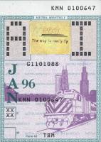 January 1996 monthly ticket