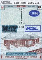 May 1996 monthly ticket