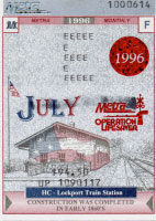 July 1996 monthly ticket