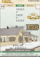 February 1997 monthly ticket