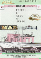 March 1997 monthly ticket