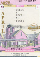 April 1997 monthly ticket