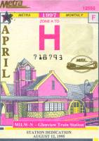 April 1997 monthly ticket