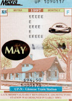 May 1997 monthly ticket