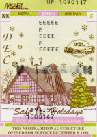 December 1997 monthly ticket