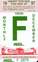 December 1997 monthly ticket