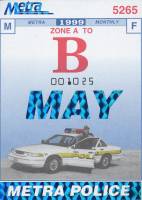 May 1999 monthly ticket