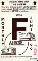 June 1999 monthly ticket