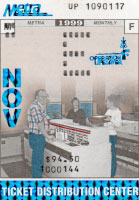 November 1999 monthly ticket