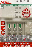 December 1999 monthly ticket