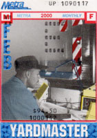February 2000 monthly ticket