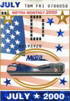July 2000 monthly ticket