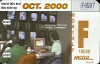 October 2000 monthly ticket