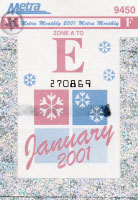 January 2001 monthly ticket
