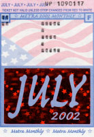 July 2002 monthly ticket