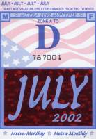 July 2002 monthly ticket