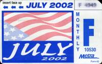 July 2002 monthly ticket