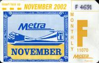 November 2002 monthly ticket