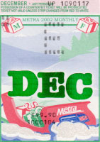 December 2002 monthly ticket