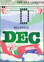 December 2002 monthly ticket