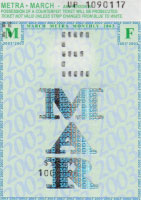 March 2003 monthly ticket