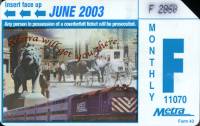 June 2003 monthly ticket
