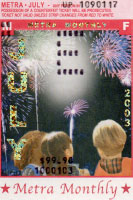 July 2003 monthly ticket
