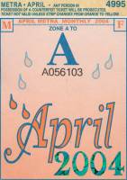 April 2004 monthly ticket