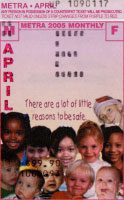 April 2005 monthly ticket