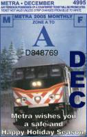 December 2005 monthly ticket