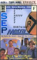 September 2006 monthly ticket